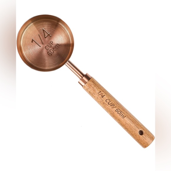 New! Rose Gold Measuring Cups and Coffee Canister - Picture 8 of 11